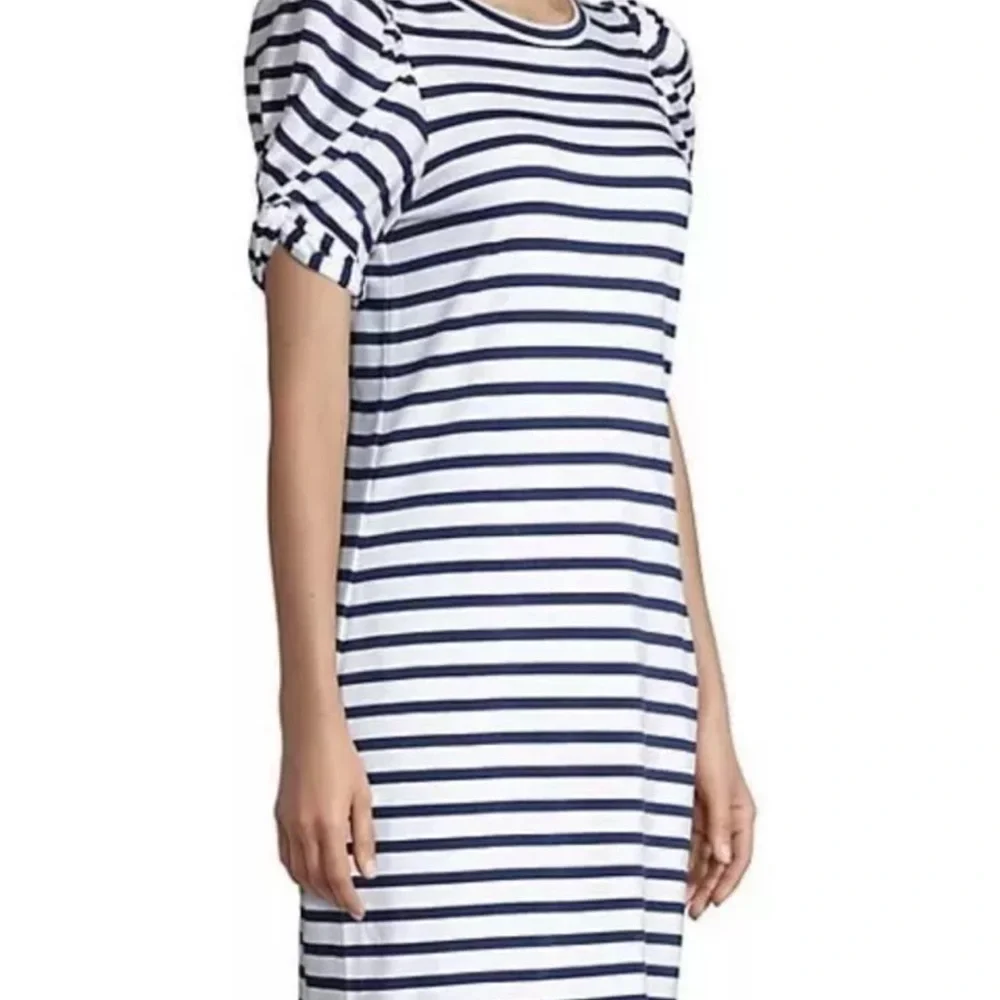 NWT XS LILLY PULITZER Anabella Dress High Tide Navy Perfect Stripe - Picture 4 of 12